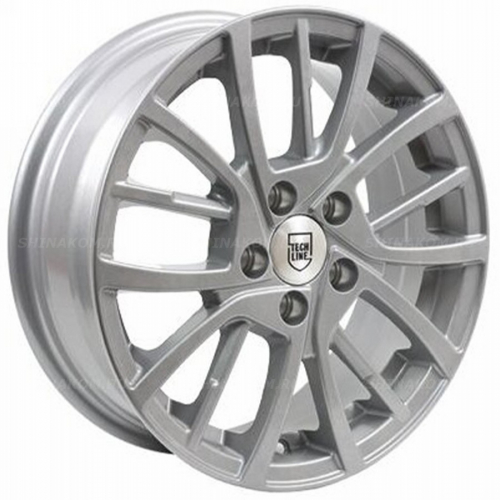 Большое фото товара - 6*15 4*100 ET45 60,1 TechLine 548 Silver, 10019886. Вариант №1