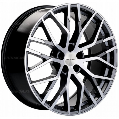 Большое фото товара - 8,5*20 5*108 ET46 63,4 Khomen Wheels KHW2005 Gray-FP (Geely TUGELLA), 10026005. Вариант №1