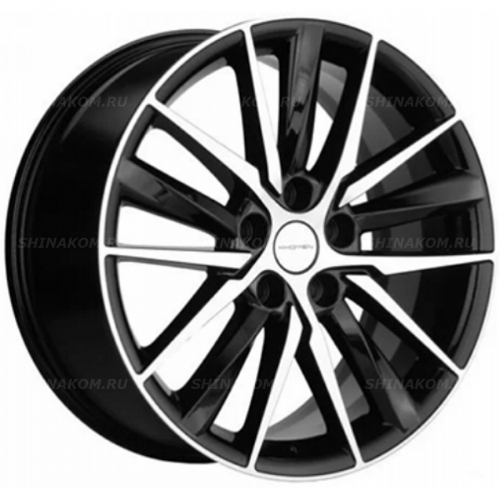 Большое фото товара - 8*18 5*114,3 ET50 60,1 Khomen Wheels KHW1807 Black-FP, 10027811. Вариант №1
