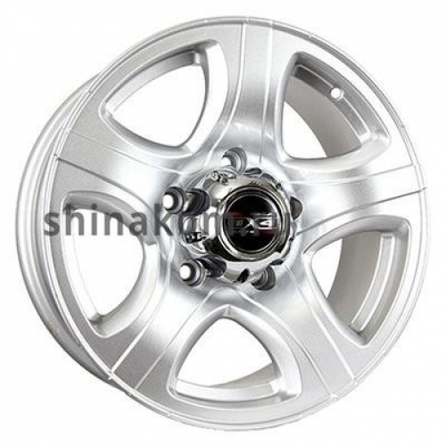 Большое фото товара - 7,5*16 5*139,7 ET10 108,1 TechLine 622 Silver, 10041641. Вариант №1