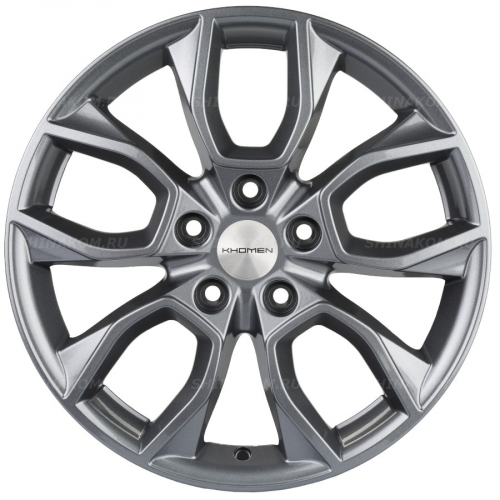 Большое фото товара - 7*17 5*114,3 ET47 67,1 Khomen Wheels KHW1713 Gray (SantaFe), 10067636. Вариант №2