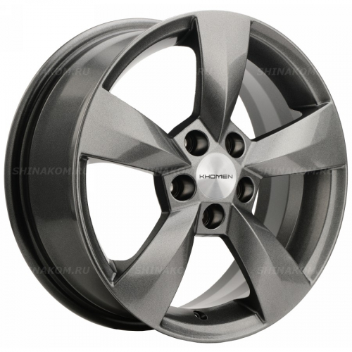 Большое фото товара - 6*15 5*100 ET40 57,1 Khomen Wheels KHW1504 G-Silver, 10067687. Вариант №1