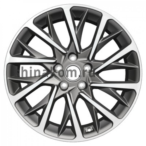 Большое фото товара - 7,5*18 5*108 ET50 63,3 Khomen Wheels KHW1804 Gray-FP (XC40/XC60), 10067731. Вариант №1