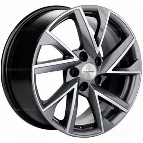 Большое фото товара - 7*17 5*114,3 ET45 67,1 Khomen Wheels KHW1714 Gray-FP (CX-5/i40/X-Trail), 10067771. Вариант №1