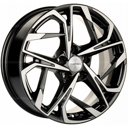 Большое фото товара - 7*17 5*112 ET40 57,1 Khomen Wheels KHW1716 Black-FP, 10068012. Вариант №1