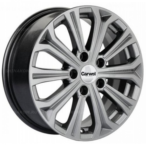 Большое фото товара - 6,5*16 5*108 ET50 63,3 Khomen Wheels KHW1610 G-Silver (Focus), 10068573. Вариант №1