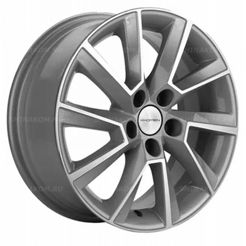 Большое фото товара - 6*15 5*100 ET40 57,1 Khomen Wheels KHW1507 F-Silver-FP (Polo), 10069862. Вариант №1