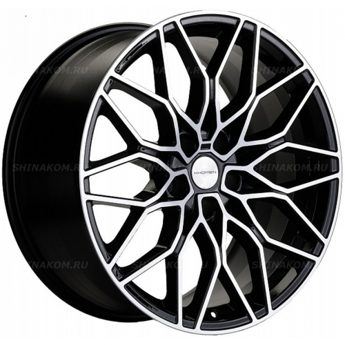 Большое фото товара - 8,5*19 5*112 ET30 66,6 Khomen Wheels KHW1902 Black-FP, 10070374. Вариант №1