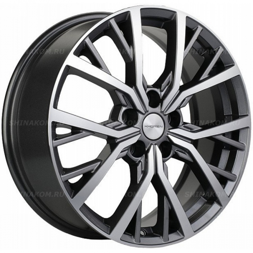 Большое фото товара - 7*18 5*114,3 ET37 66,5 Khomen Wheels KHW1806 Gray-FP (Dargo/Jolion), 10071699. Вариант №1