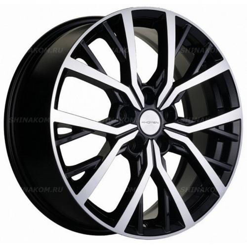 Большое фото товара - 7*18 5*114,3 ET37 66,5 Khomen Wheels KHW1806 Black-FP (Dargo/Jolion), 10071827. Вариант №1