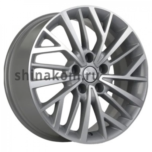 Большое фото товара - 7*17 5*114,3 ET40 66,1 Khomen Wheels KHW1717 F-Silver-FP, 10072037. Вариант №1