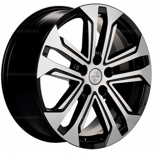 Большое фото товара - 7*18 5*114,3 ET50 54,1 Khomen Wheels KHW1803 Black-FP (Coolray), 10072274. Вариант №1