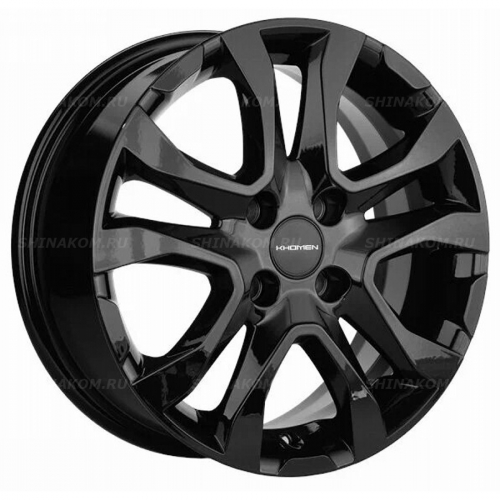 Большое фото товара - 6*15 4*100 ET50 60,1 Khomen Wheels KHW1503 Black (Vesta), 10072738. Вариант №1