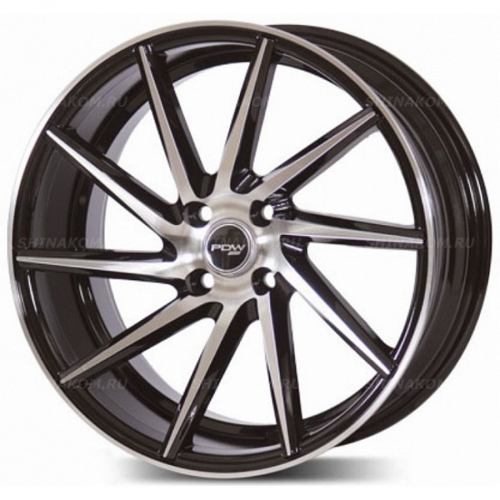 Большое фото товара - 7*16 5*100 ET30 57,1 PDW 1022Right (CVT) M/B, 10073529. Вариант №1