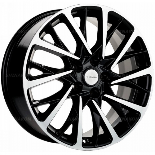 Большое фото товара - 7,5*18 5*108 ET50 63,3 Khomen Wheels KHW1804 Black-FP (XC40/XC60), 10076548. Вариант №1
