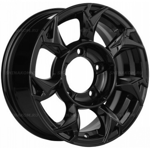 Большое фото товара - 5,5*15 5*139,7 ET5 108,1 Khomen Wheels KHW1505 Black (Jimny), 10084769. Вариант №1
