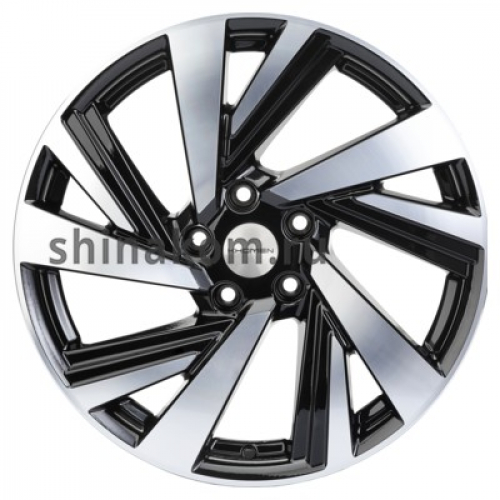 Большое фото товара - 7,5*18 5*108 ET40 60,1 Khomen Wheels KHW1801 Black-FP (Chery Tiggo), 10095501. Вариант №1