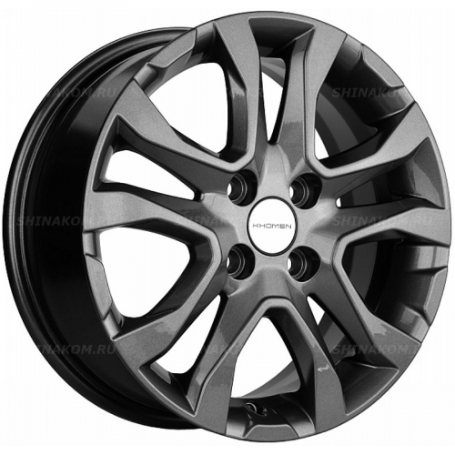 Большое фото товара - 6*15 4*100 ET40 60,1 Khomen Wheels KHW1503 Gray, 10095796. Вариант №1