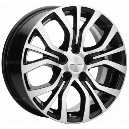 Большое фото товара - 6,5*16 5*110 ET43 65,1 Khomen Wheels KHW1608 Black-FP (Opel Zafira), 10105349. Вариант №1
