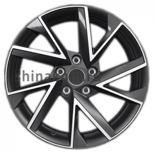 Большое фото товара - 7*17 5*108 ET40 54,1 Khomen Wheels KHW1714 Black-FP, 10108065. Вариант №1