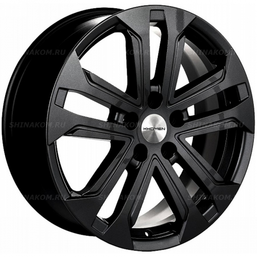 Большое фото товара - 7*18 5*108 ET45 60,1 Khomen Wheels KHW1803 Black (Chery Tiggo 3/Tiggo 3 Pro), 10109689. Вариант №1