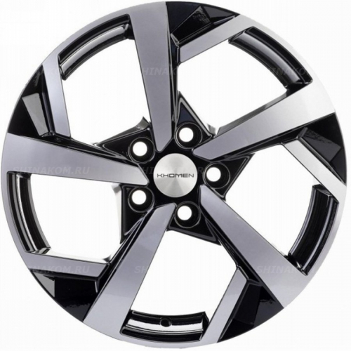 Большое фото товара - 7*17 5*108 ET40 54,1 Khomen Wheels KHW1712 Black-FP, 10111541. Вариант №1