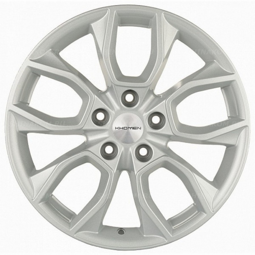 Большое фото товара - 7*17 5*112 ET40 57,1 Khomen Wheels KHW1713 F-Silver, 10112012. Вариант №1