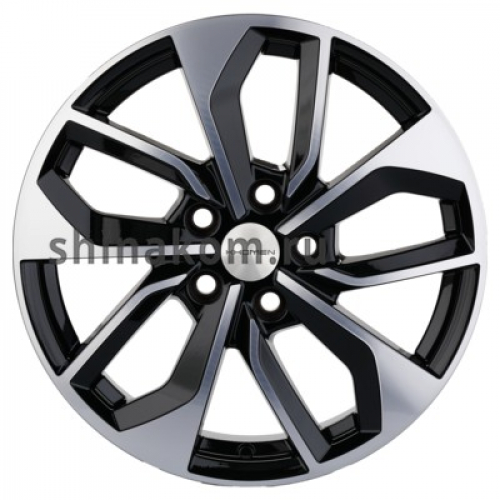 Большое фото товара - 7*17 5*112 ET40 57,1 Khomen Wheels KHW1703 Black-FP, 10112018. Вариант №1