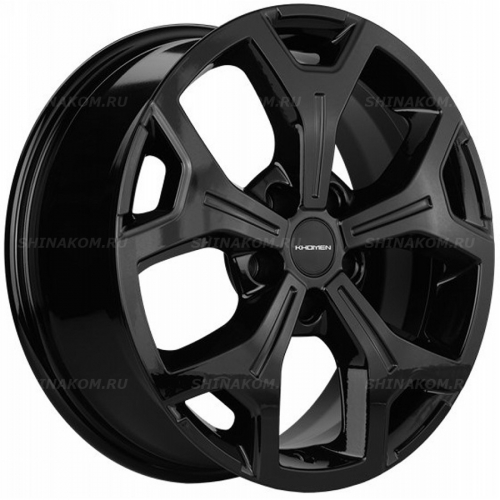 Большое фото товара - 6,5*17 5*114,3 ET37 66,5 Khomen Wheels KHW1710 Black (Jolion), 10112127. Вариант №1