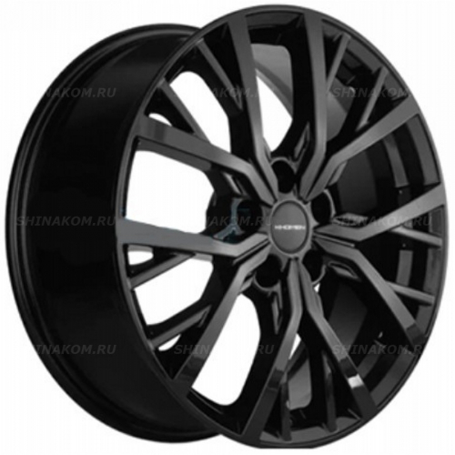 Большое фото товара - 7*18 5*114,3 ET38 67,1 Khomen Wheels KHW1806 Black (Outlander), 10112702. Вариант №1