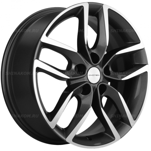 Большое фото товара - 6,5*17 5*114,3 ET37 66,5 Khomen Wheels KHW1708 Gray-FP (Jolion), 10113929. Вариант №1