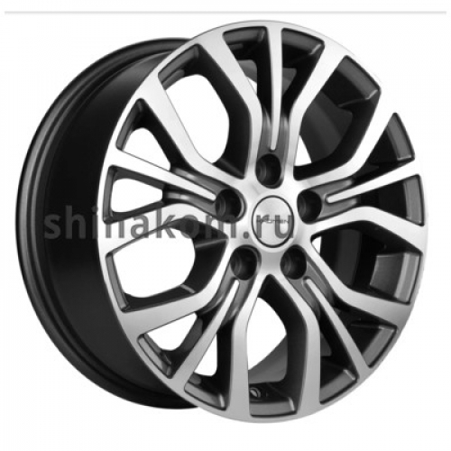 Большое фото товара - 6,5*16 5*110 ET43 65,1 Khomen Wheels KHW1608 Gray-FP (Opel Zafira), 10114097. Вариант №1