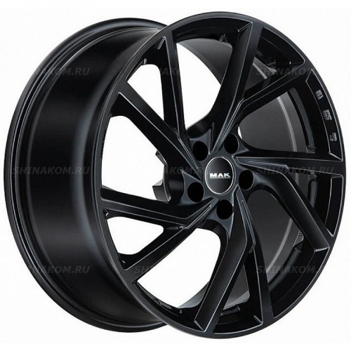 Большое фото товара - 8*19 5*112 ET42 76 MAK Kassel Gloss Black, 10122003. Вариант №1