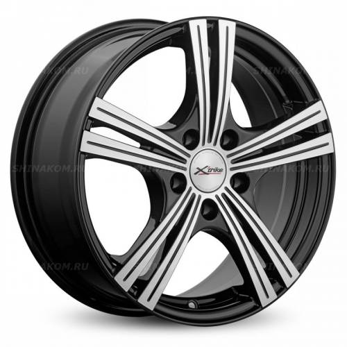 Большое фото товара - 6,5*16 5*110 ET37 65,1 X-trike X-112 BK/FP, 10163752. Вариант №1