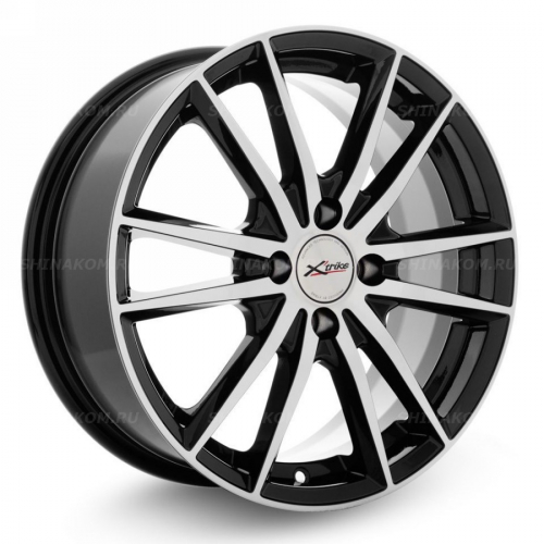 Большое фото товара - 6,5*16 4*100 ET36 67,1 X-trike X-129 BK/FP, 10164041. Вариант №1