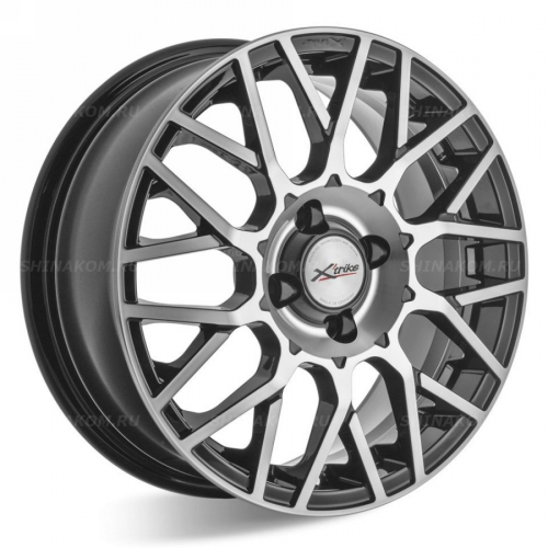 Большое фото товара - 6*15 4*100 ET40 60,1 X-trike X-132 BK/FP, 10164125. Вариант №1