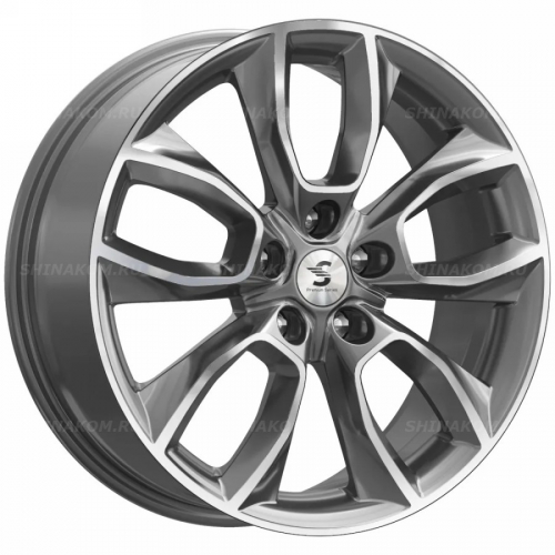 Большое фото товара - 7*18 5*114,3 ET38 67,1 Premium Series КР001 Diamond Gloss Graphite, 10172889. Вариант №1