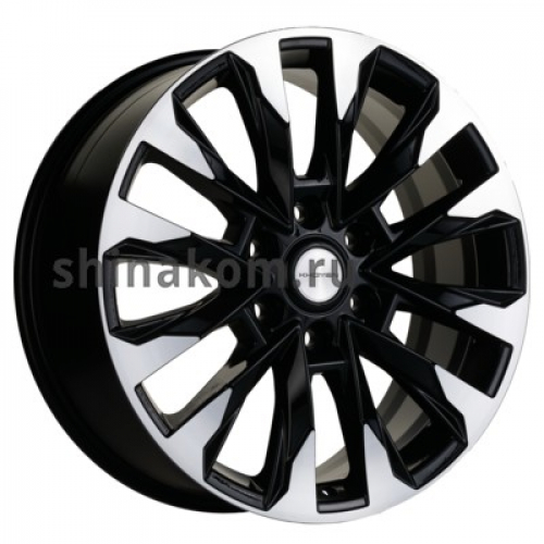 Большое фото товара - 8*20 6*114,3 ET40 67,1 Khomen Wheels KHW2010 Black-FP, 10173922. Вариант №1