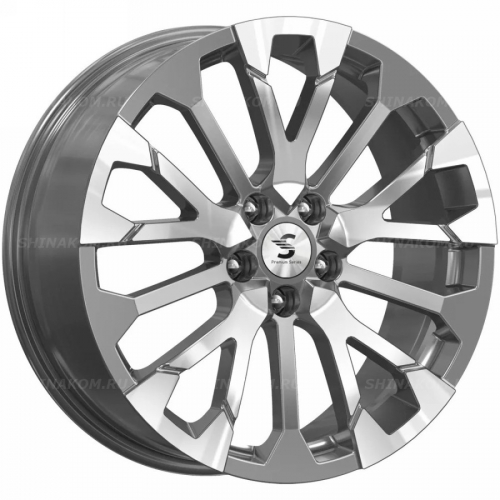 Большое фото товара - 7,5*19 5*114,3 ET39 66,1 Premium Series КР003 Diamond Gloss Graphite, 10174190. Вариант №1