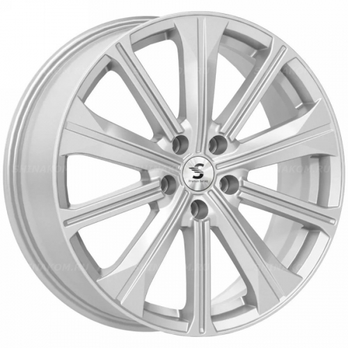 Большое фото товара - 7*19 5*108 ET45 60,1 Premium Series КР013 Elite Silver, 10184170. Вариант №1
