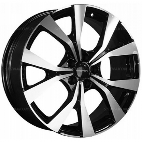 Большое фото товара - 7*19 5*114,3 ET40 64,1 Khomen Wheels KHW1906 Black-FP (Haval F7/F7x), 10187643. Вариант №1