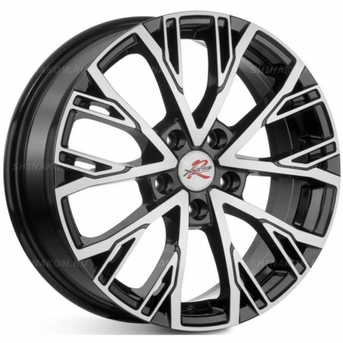 Большое фото товара - 6,5*17 5*108 ET33 60,1 X-trikeRST R207 BK/FP, 10188281. Вариант №1