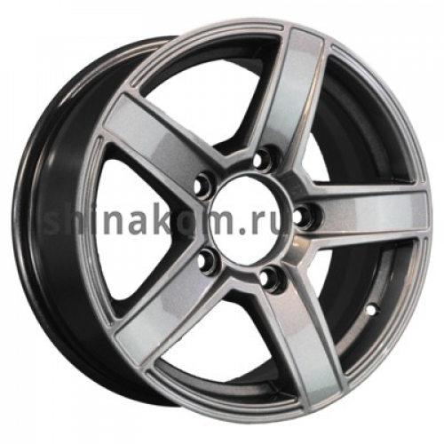 Большое фото товара - 6,5*16 5*139,7 ET40 98,5 Khomen Wheels KHW1614 Gray (Niva 4x4), 10190734. Вариант №1