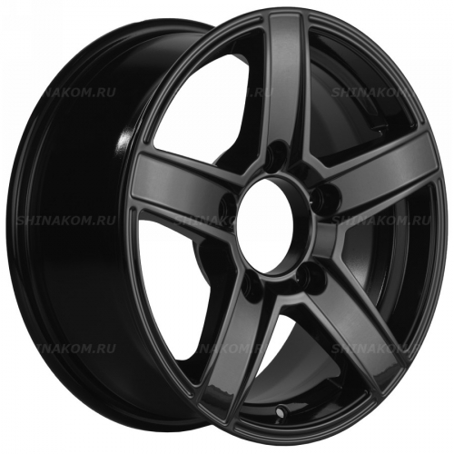 Большое фото товара - 6,5*16 5*139,7 ET35 98,5 Khomen Wheels KHW1614 Black (Niva 4x4 Bronto), 10192488. Вариант №1