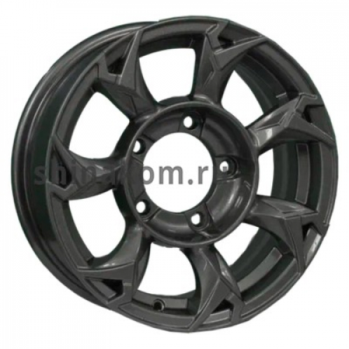 Большое фото товара - 5,5*15 5*139,7 ET5 98,5 Khomen Wheels KHW1505 Gray (Lada NIVA 4x4), 10194928. Вариант №1