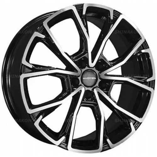 Большое фото товара - 7,5*19 5*114,3 ET45 60,1 Khomen Wheels KHW1907 Black-FP (Geely Atlas/ Atlas Pro), 10196761. Вариант №1