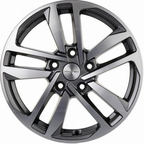 Большое фото товара - 6,5*16 5*114,3 ET45 67,1 Khomen Wheels KHW1612 Gray-FP, 10202553. Вариант №1