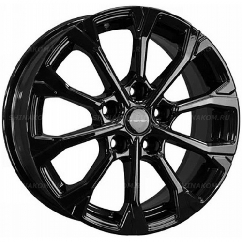 Большое фото товара - 6,5*16 5*114,3 ET45 60,1 Khomen Wheels KHW1605 Black, 10204305. Вариант №1