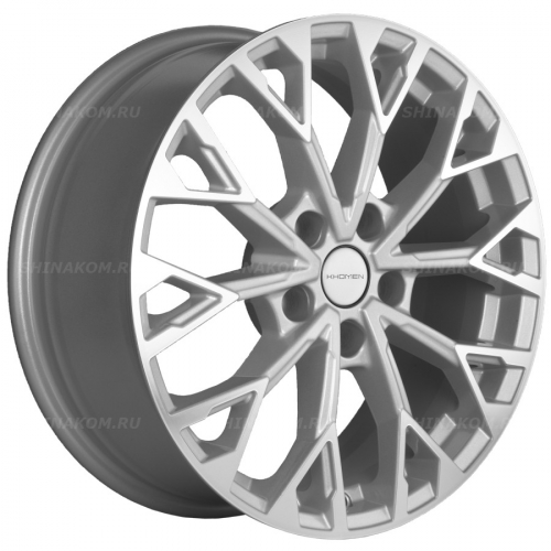 Большое фото товара - 7*17 5*114,3 ET45 67,1 Khomen Wheels KHW1718 F-Silver-FP, 10205349. Вариант №1