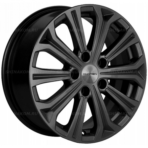 Большое фото товара - 6,5*16 5*114,3 ET46 67,1 Khomen Wheels KHW1610 Black, 10205383. Вариант №1